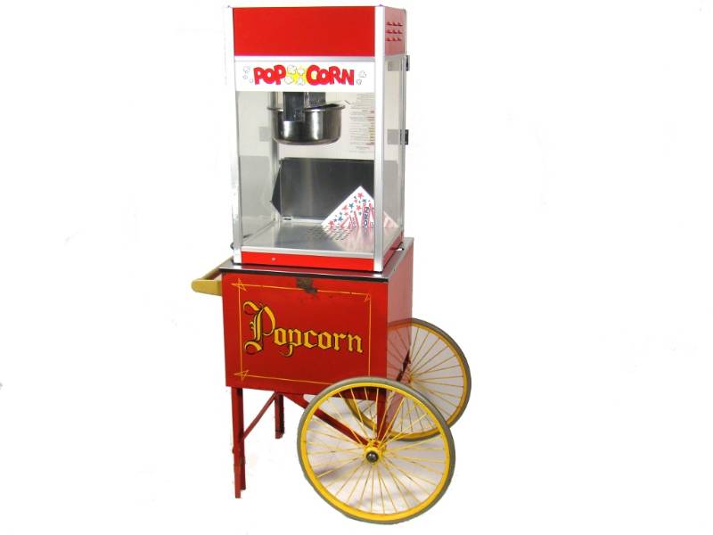 Popcornkar inclusief popcornmachine
