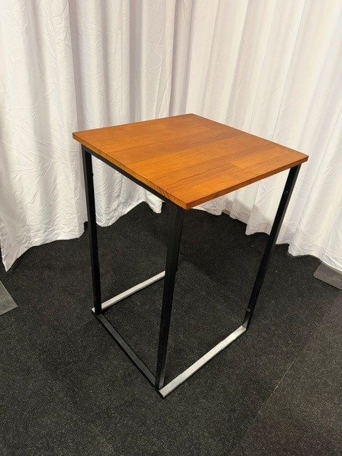 Statafel zwart Kubic 70x70