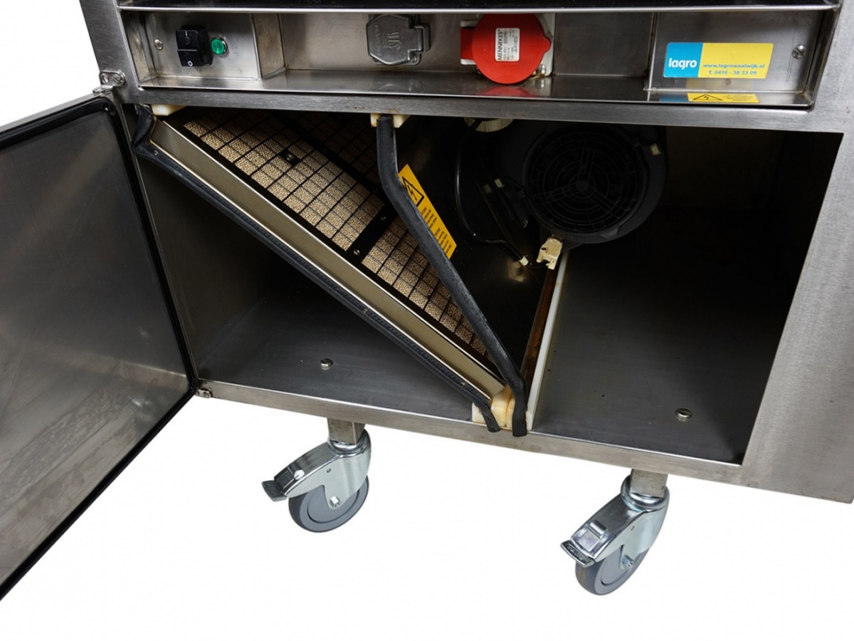 Front cooking afzuigunit verrijdbaar 400V