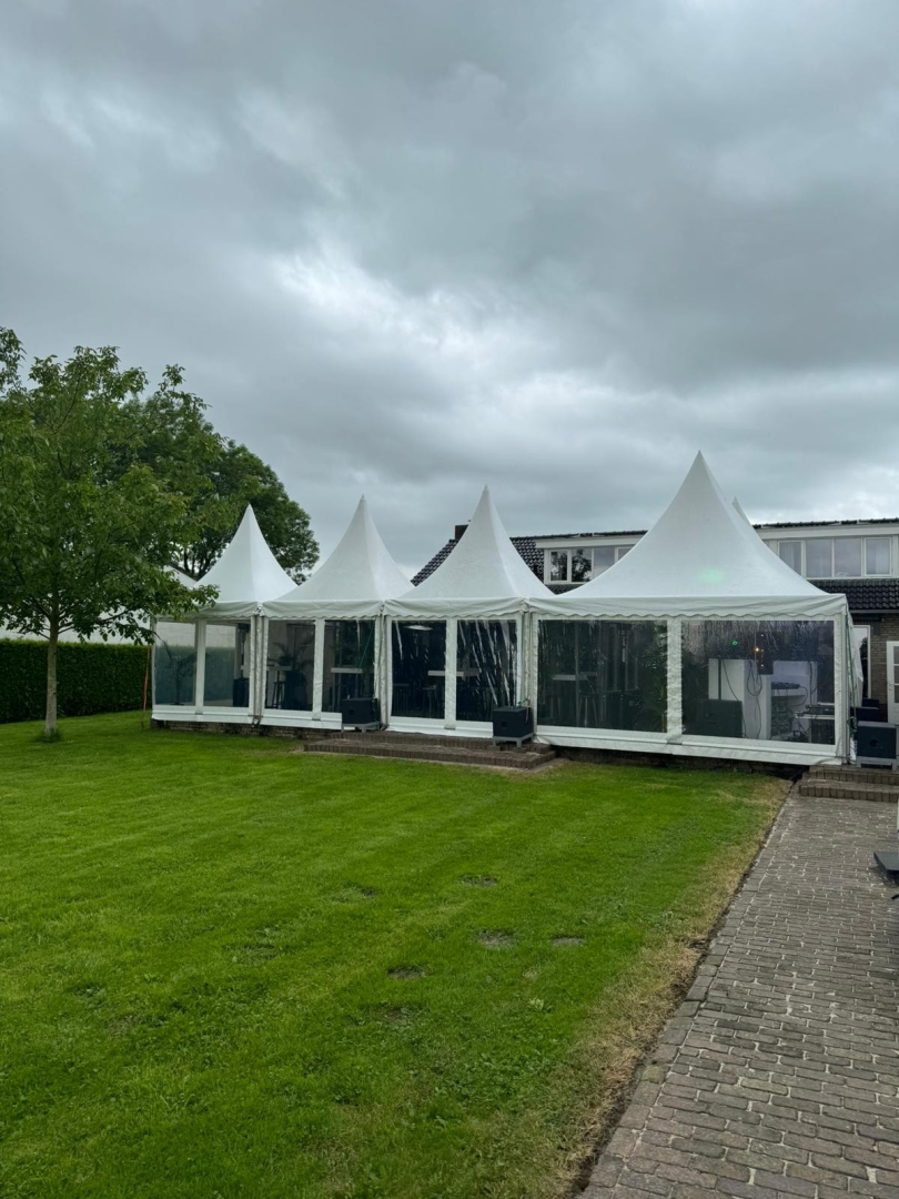 Partypagodetent 5x5 m.