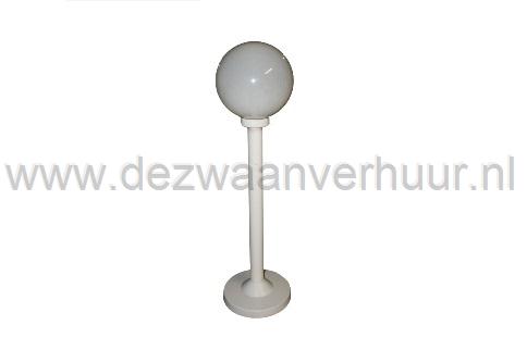 Staande lamp 1 bol wit