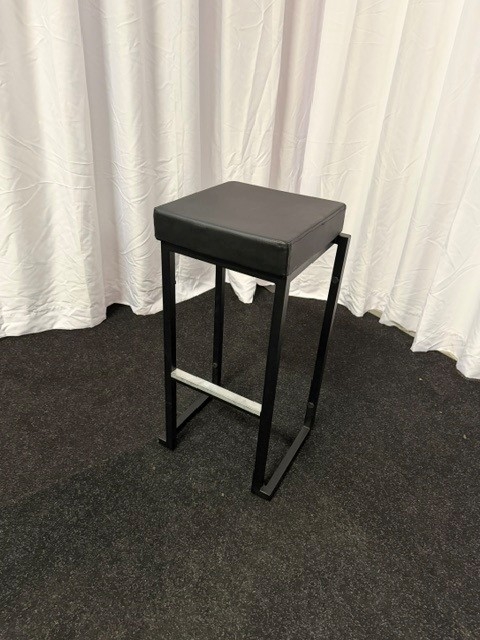 Kruk zwart leer Kubic