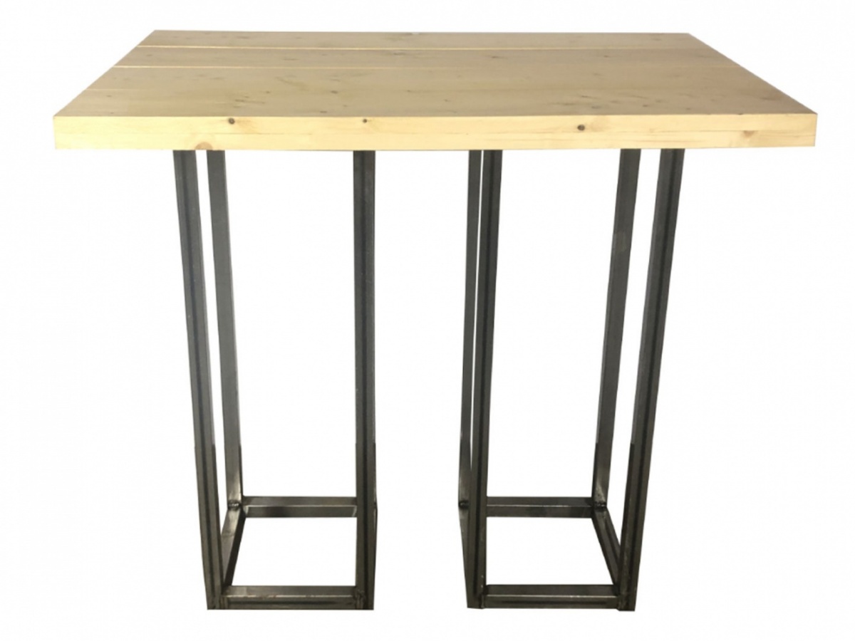 Statafel Industrieel Steigerhout 120x80cm