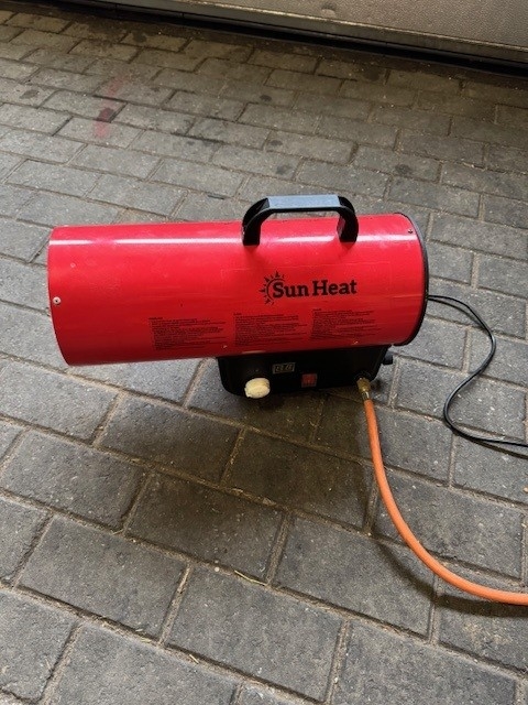 Gasheater Rood klein