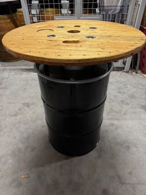 Statafel Olievat Zwart