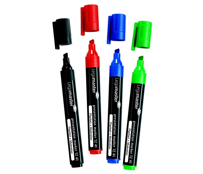 Markers (4 kleuren) tbv whiteboard