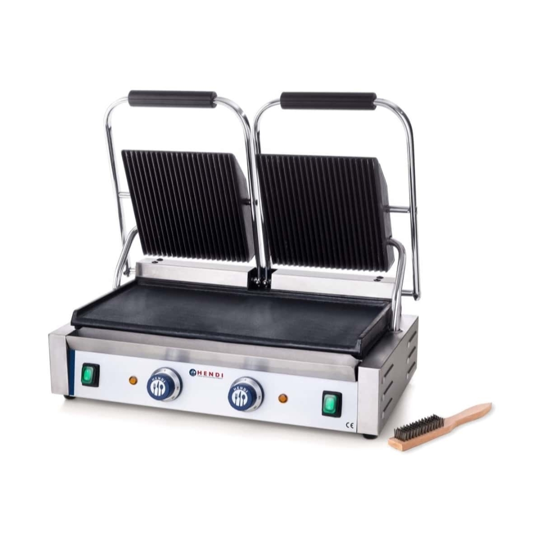 Contact grill dubbel