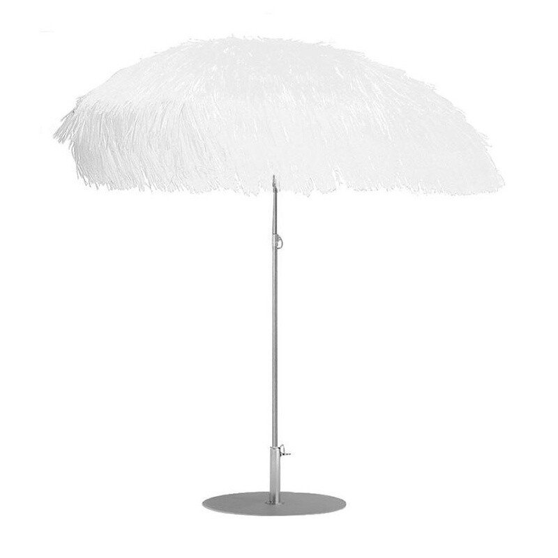 Raffia parasol(200-wit)