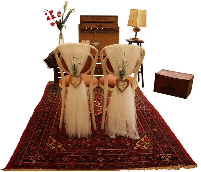 Trouwopstelling Vintage