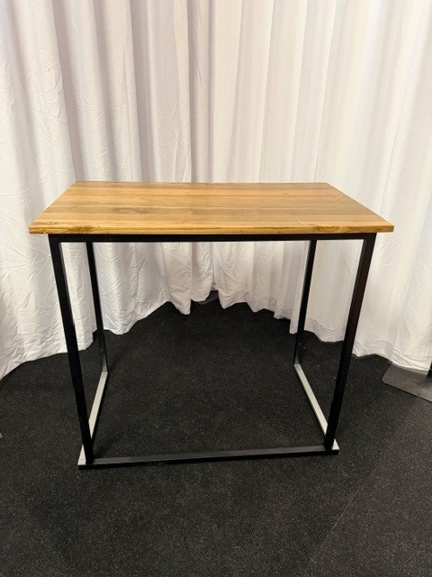 Statafel zwart Kubic 120x70