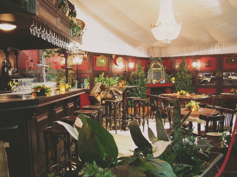 Barkruk Thonet donker